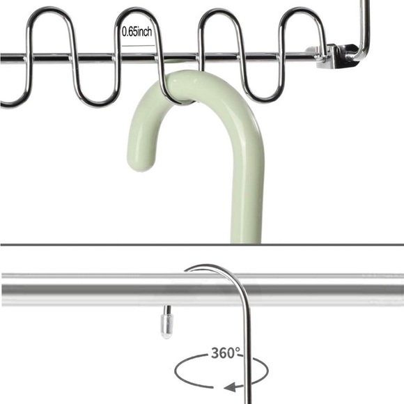 Metal Closet Organizer Hangers (Pack of 8) - Picture 5 of 5